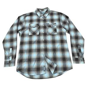DIXXON FLANNEL CO Pismo Anniversary Edition Limited Snap Turquoise size L